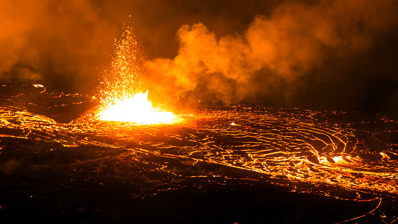 Lava is flowing in Kilauea