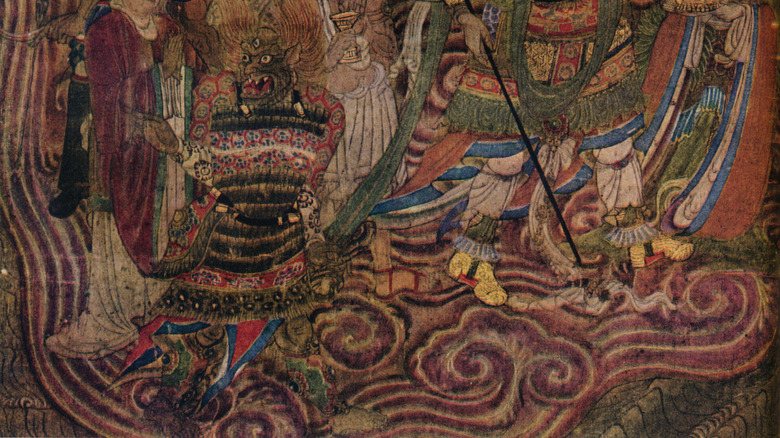 painting of Vaiśravana