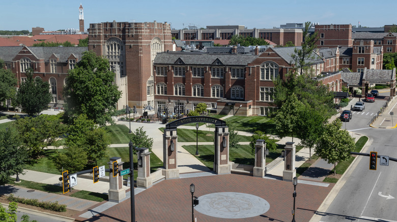 Purdue University aerial photo