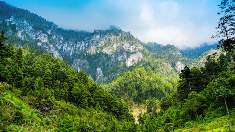 Cuchumatanes mountains in Guatemala