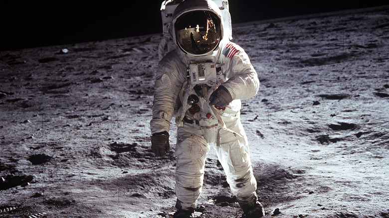 Buzz Aldrin on Moon