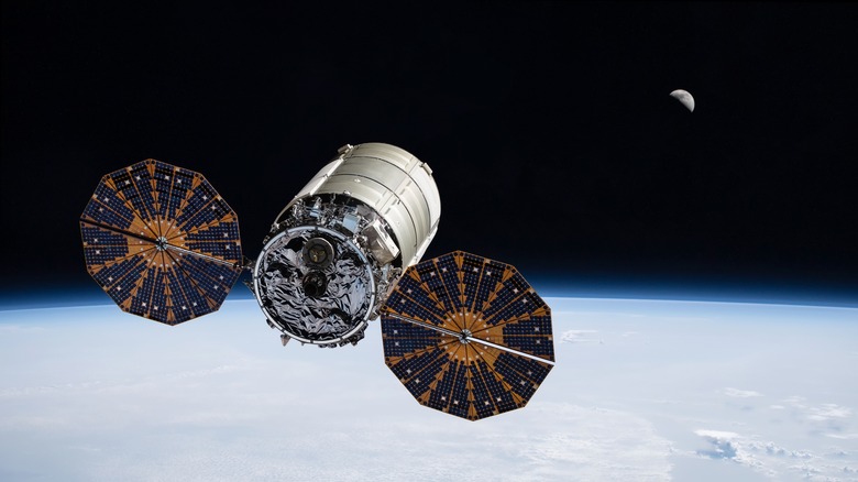 Cygnus cargo spacecraft used for waste disposal