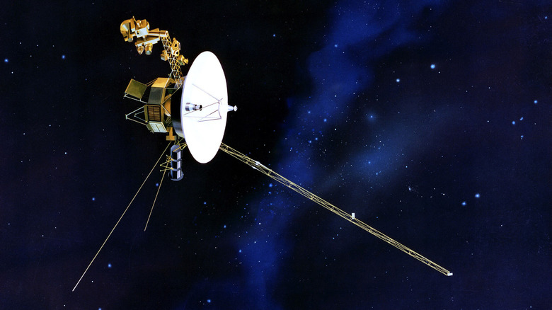 Concept art of Voyager in space