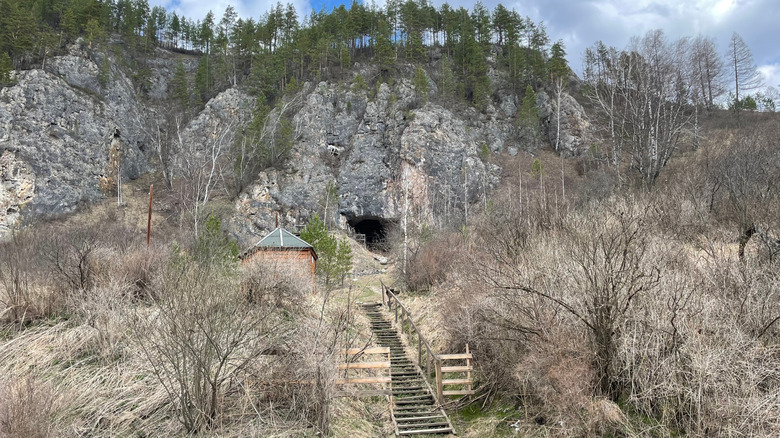 Denisovan Cave where the first Denisovan fossilized bones were found