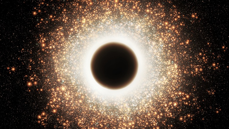 Supermassive black hole isolated.