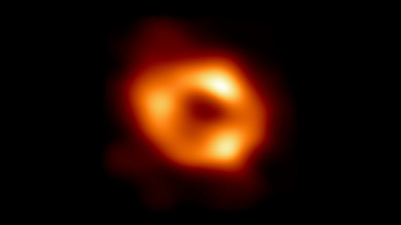 First ever image of a black hole in space