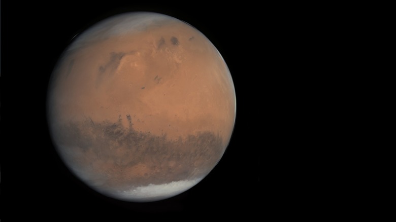 Mars photographed from Rosetta spacecraft