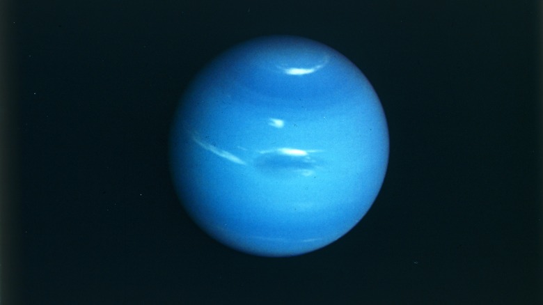 Neptune photograph by Voyager 2 spacecraft