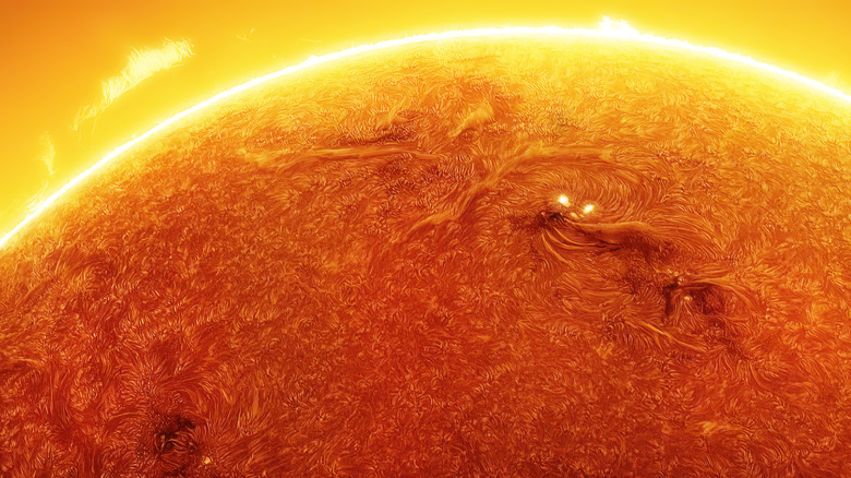 H-alpha image of the Sun