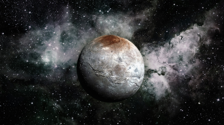 Retouched image of Charon from NASA