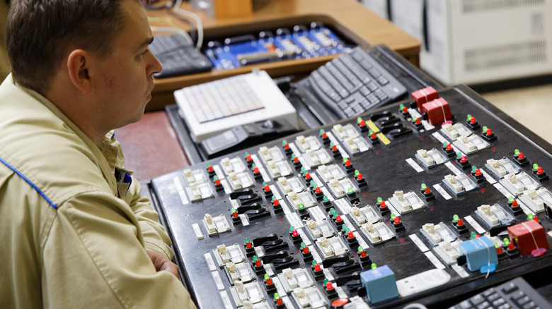 Nuclear plant control board