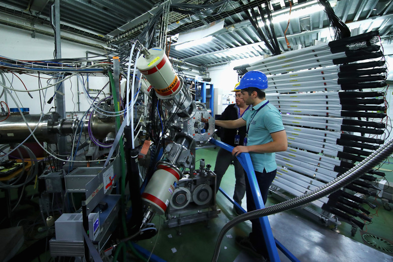 Behind The Scenes At CERN- using Alpha Radiation