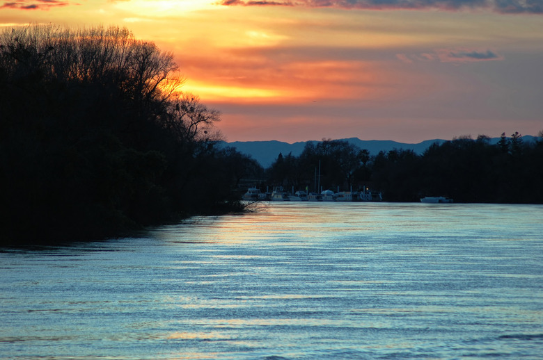 Sunset Sacramento River