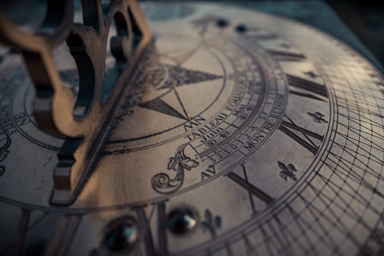 Close Up Of Sundial