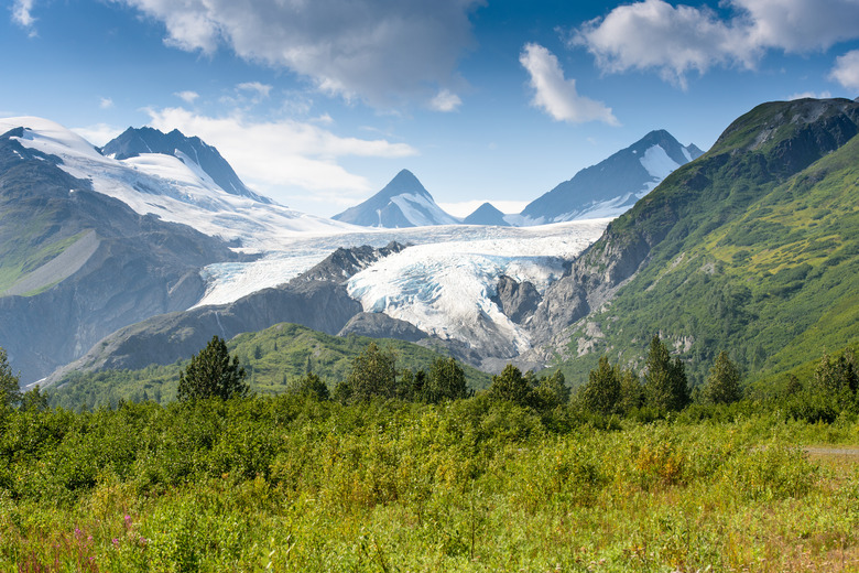 Worthington Glacier in Alaska