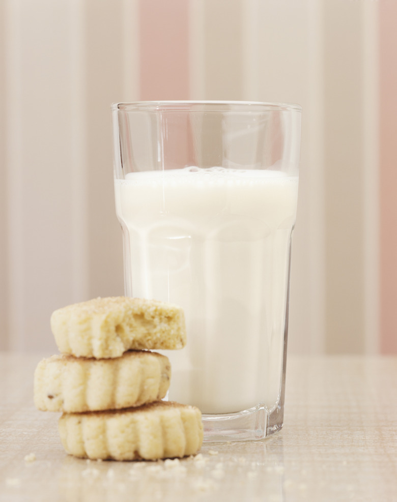 Glass of Milk and Cookies