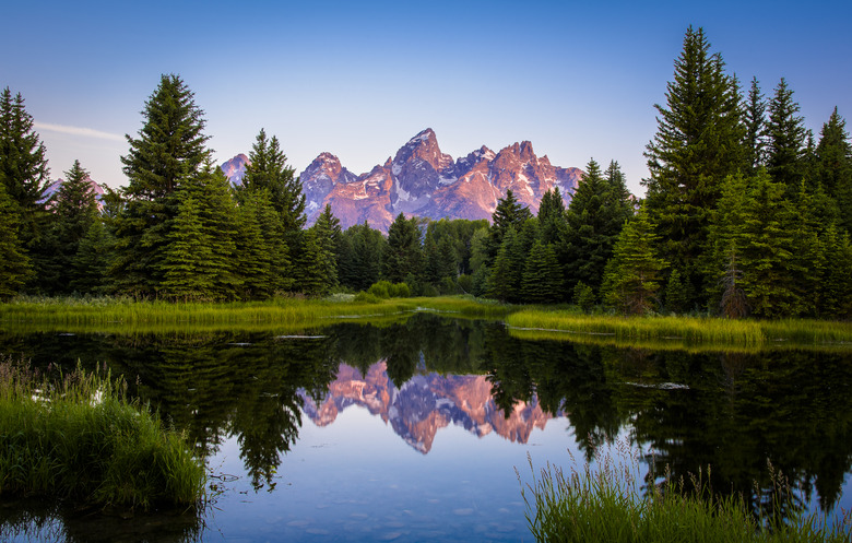 Grand Tetons At Sunrise