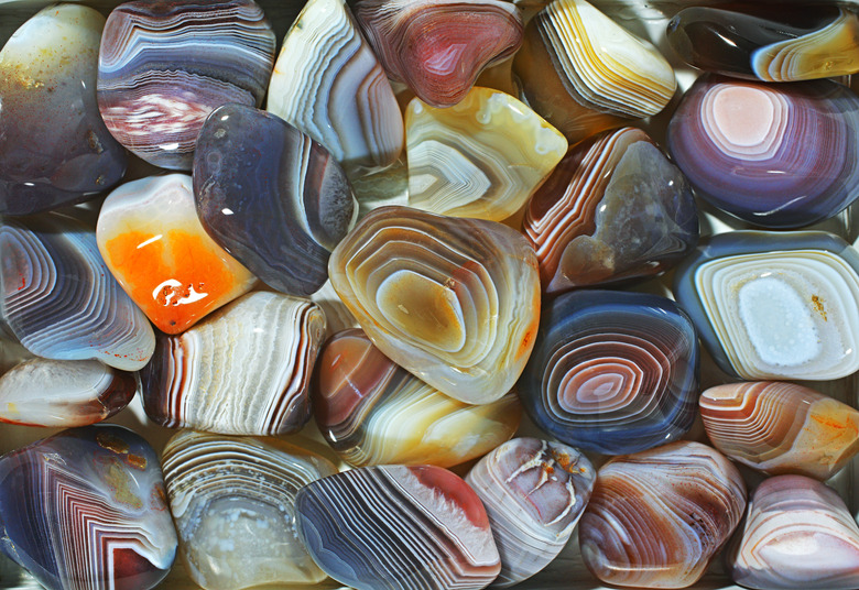 Botswana-Agate, mineral