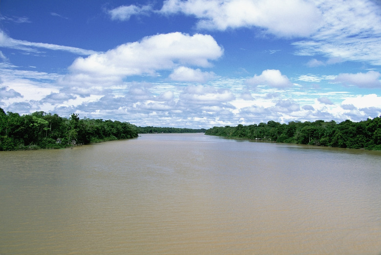 The Breves Narrows on the Amazon River, Brazil