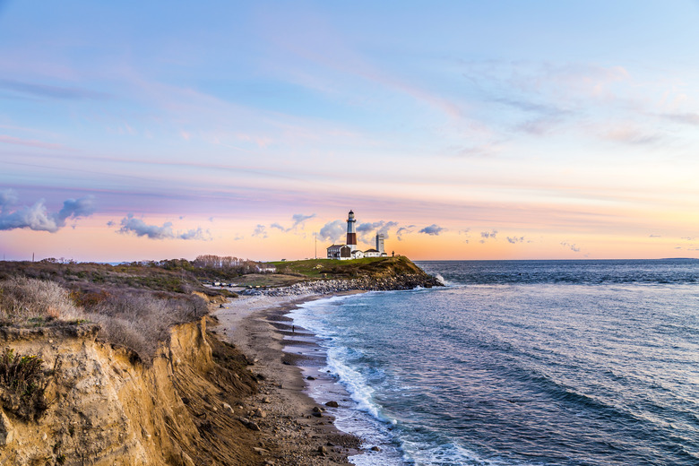 Montauk Point Light, Lighthouse, Long Island, New York, Suffolk