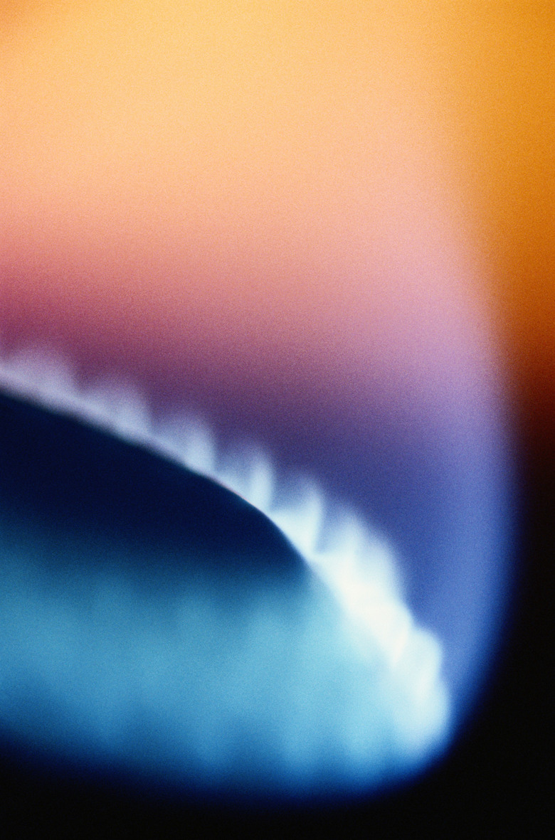 Close-up of Flame From Gas Burner