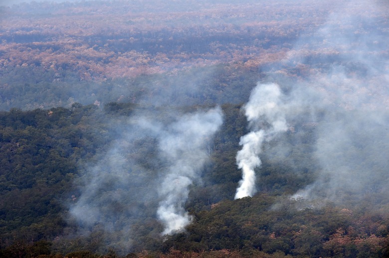 TOPSHOT-AUSTRALIA-WEATHER-FIRES