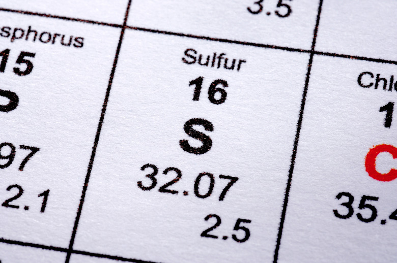 Sulfur molecular formula