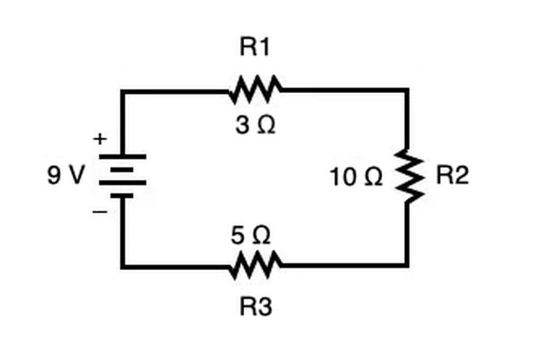 Each resistor can be summed to get the total resistance