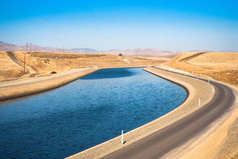 California Aqueduct, Stanislaus County, Drought & Dry Season Conditions