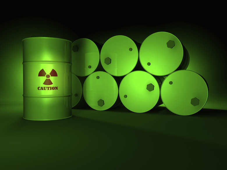 Green Radioactive Barrels