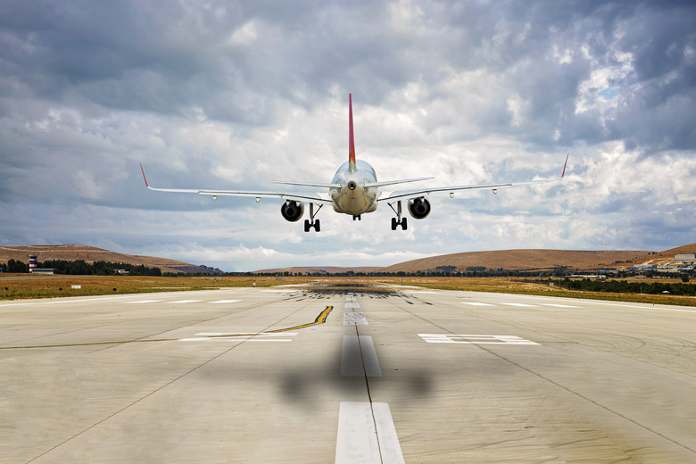 Airplane taking off