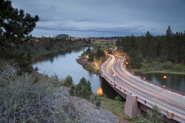 Evening Commute Traffic on Bridge