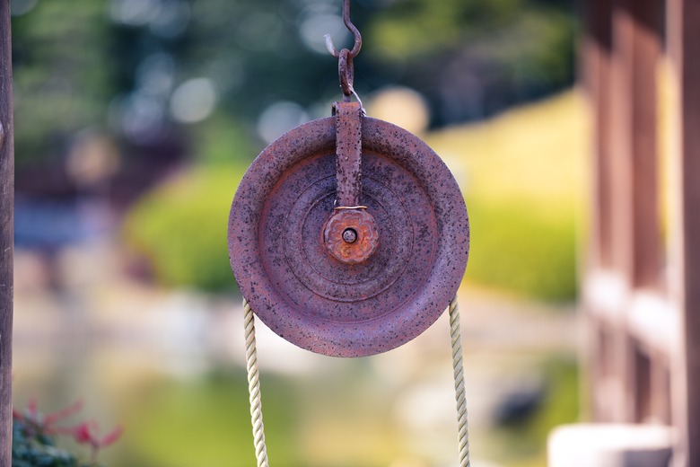 japanese old pulley