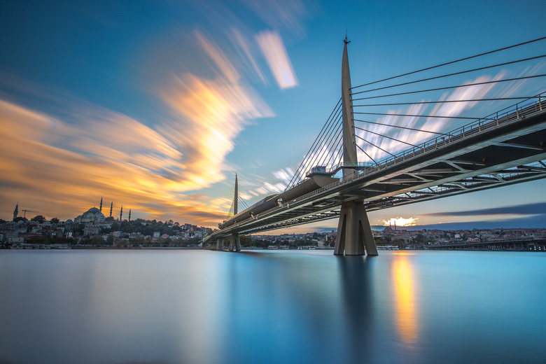 Golden Horn Metro Bridge Istanbul