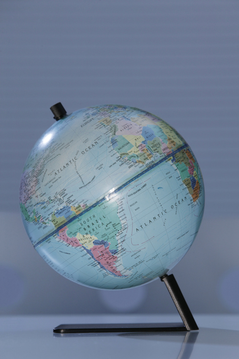 Globe on stand