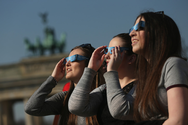 Partial Solar Eclipse Over Central Europe