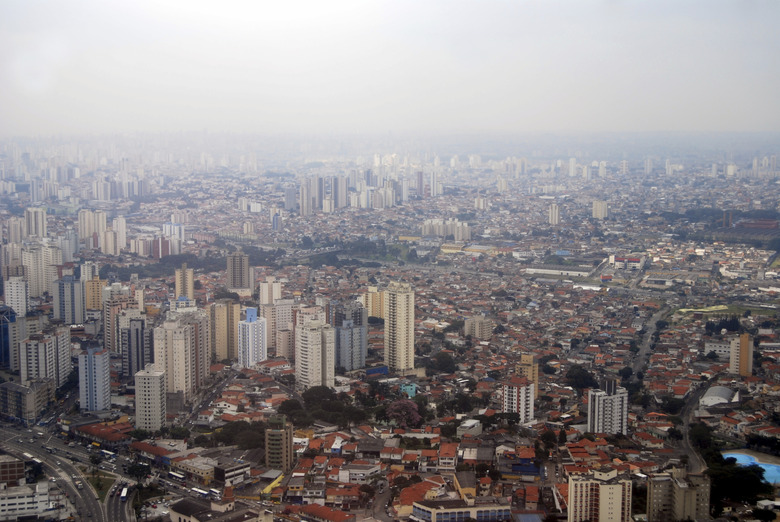 Sao Paulo skyline - urban jungle of skyscrapers