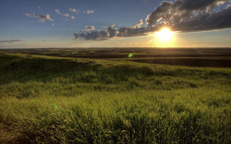 Storm Clouds Prairie Sky Saskatchewan