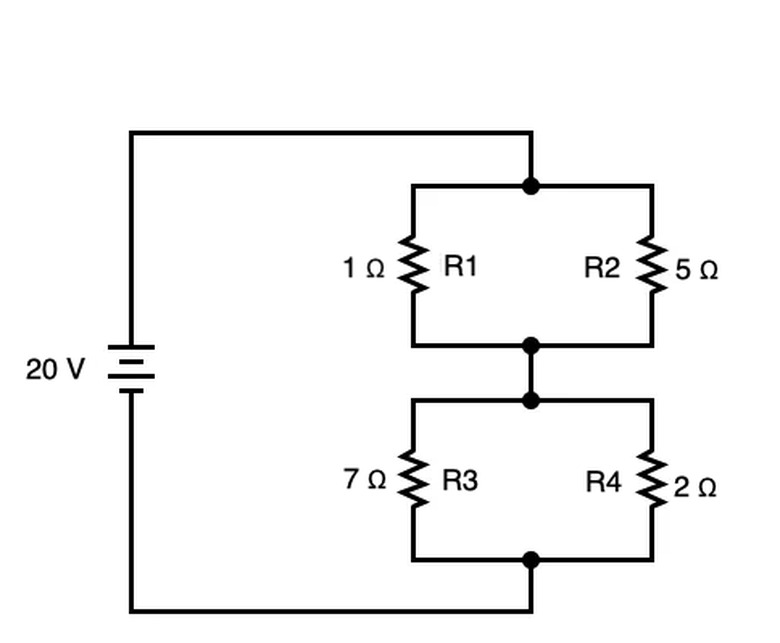 Combine the resistors in parallel to make it into a series circuit.