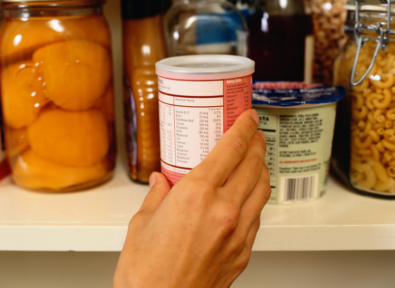 Nutrition Label on Canned Food