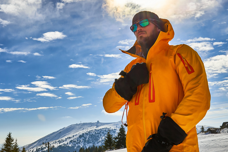 Skier in the Mountains