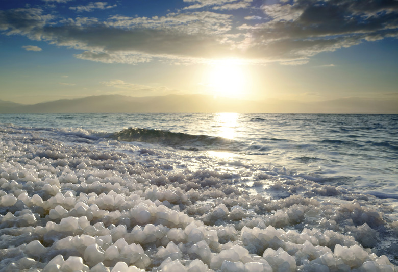 Sunrise at Dead Sea, Israel.