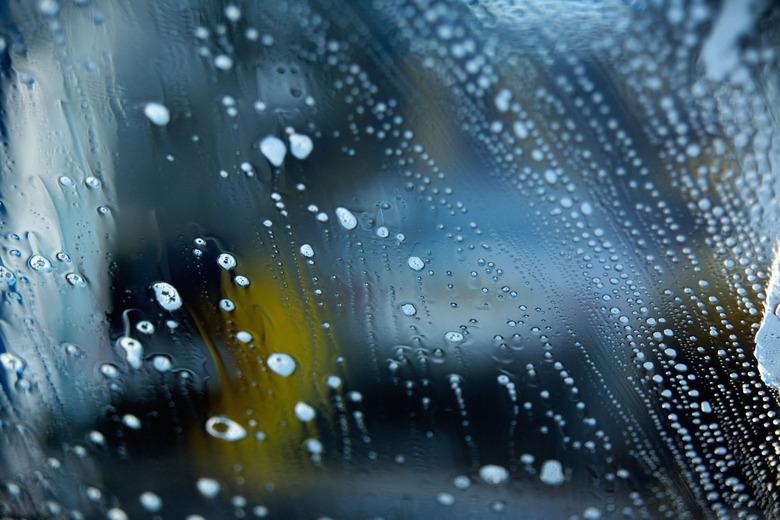 Soapy car window