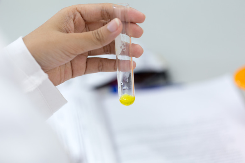 Analyze samples Cadmium ions in Laboratory.