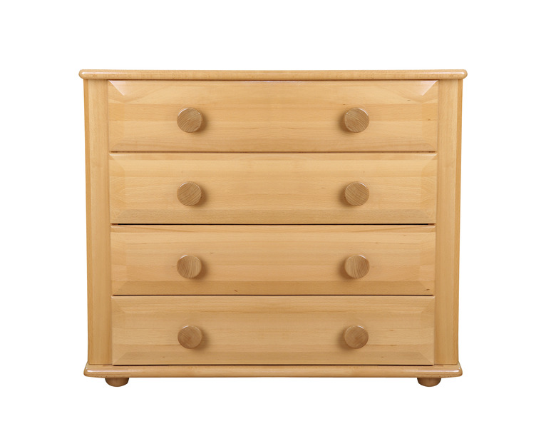 Wooden dresser isolated on white