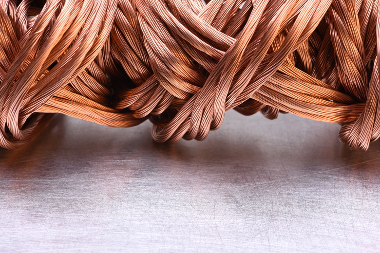 Copper wire raw materials and metals industry