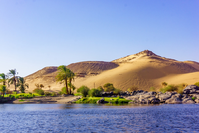 River Nile in Egypt. Life on the River Nile