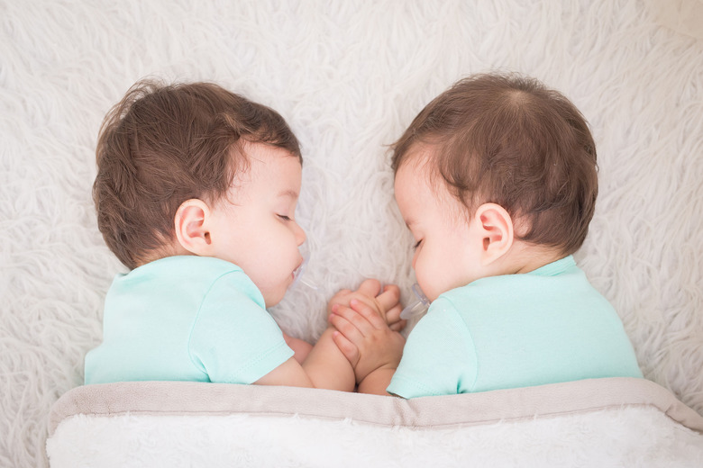 baby twins sleeping