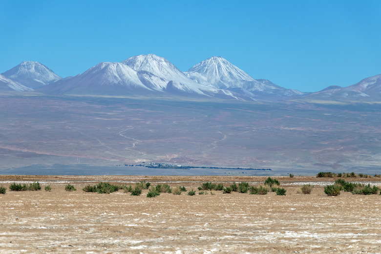 Atacama is a cold desert in Chile.