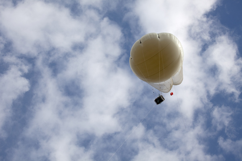 NASA weather balloon and testing payload Golden Colorado